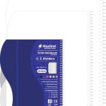 دفتر 120 برگ اُربیت سیمی جلد پ.پ جیبی بزرگ - طرح 2