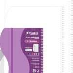 دفتر 120 برگ اُربیت سیمی جلد پ.پ جیبی بزرگ - طرح 4