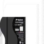 دفتر 120 برگ اُربیت سیمی جلد پ.پ جیبی بزرگ - طرح 6