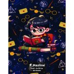 دفترچه یادداشت 80 برگ سیمی جلد نرم - طرح 2