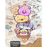 دفترچه یادداشت 80 برگ سیمی جلد نرم - طرح 7