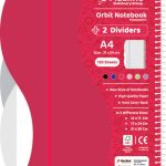 دفتر 120 برگ اُربیت سیمی جلد پ.پ رحلی - طرح 1