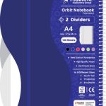 دفتر 120 برگ اُربیت سیمی جلد پ.پ رحلی - طرح 2