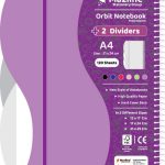 دفتر 120 برگ اُربیت سیمی جلد پ.پ رحلی - طرح 4