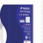 دفتر 120 برگ اُربیت سیمی جلد پ.پ وزیری - طرح 2