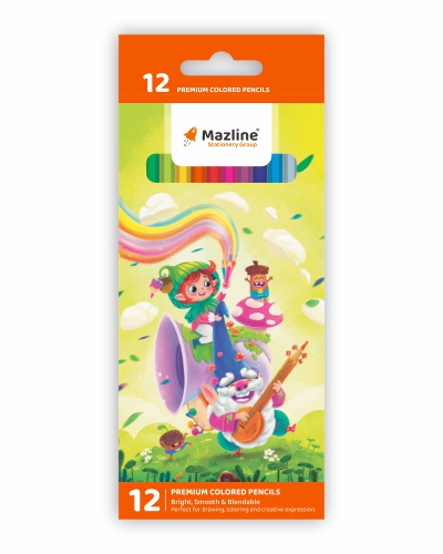 مداد رنگی 12 عددی - طرح 3