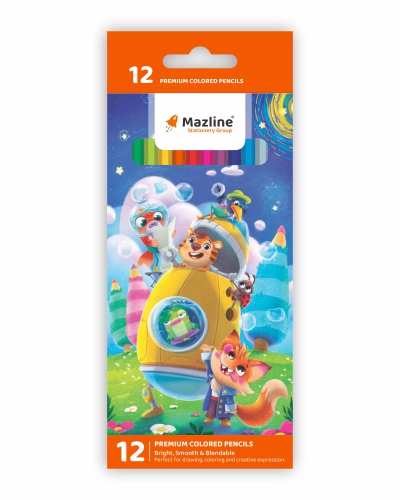 مداد رنگی 12 عددی - طرح 4