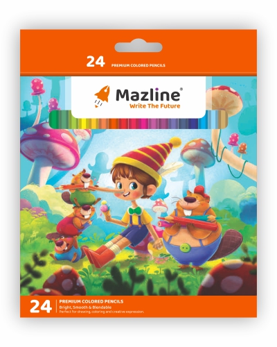 مداد رنگی ۲۴ عددی - طرح 1